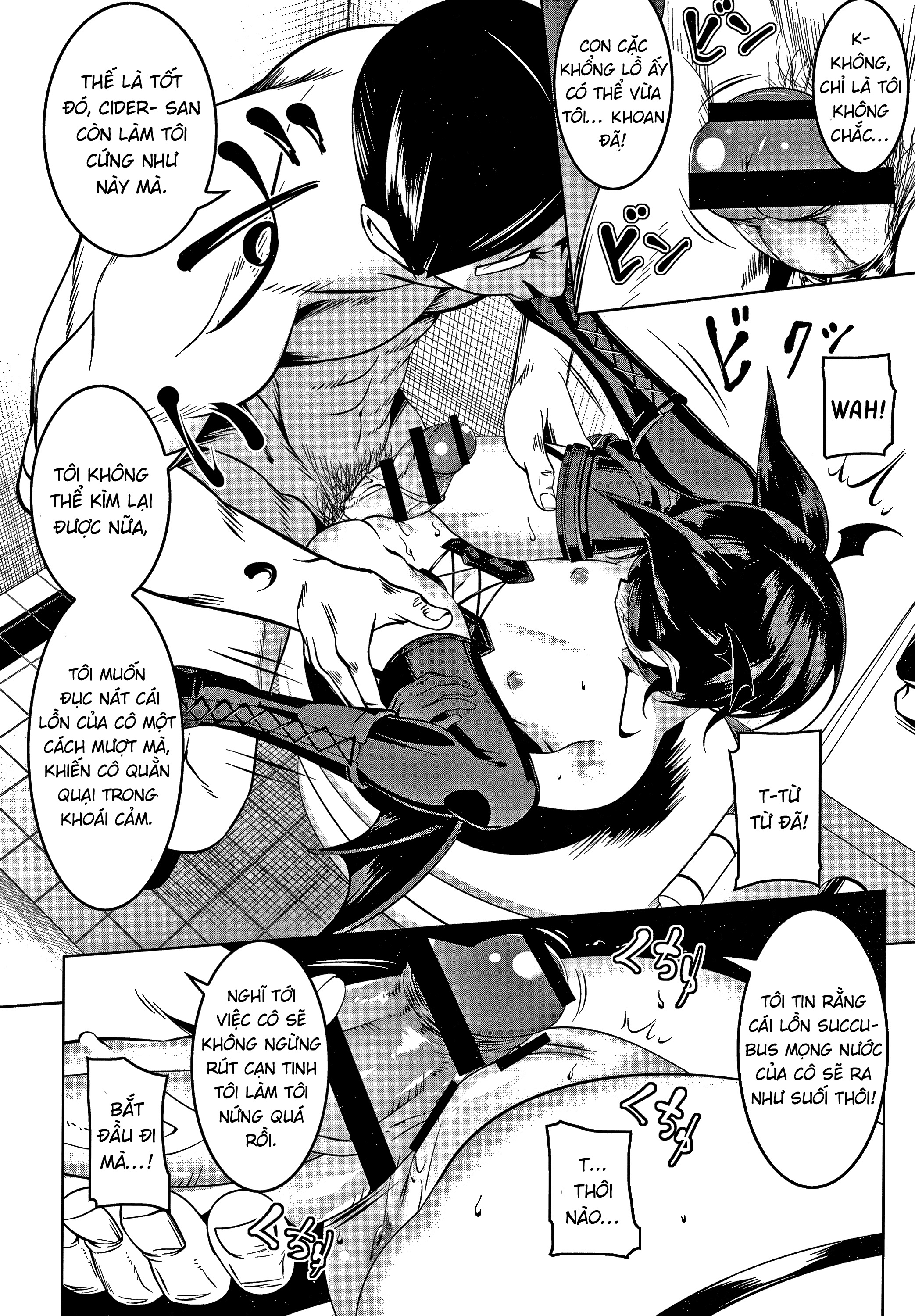 Đọc truyện hentai nhà có 5 nàng succubus - Chap 3