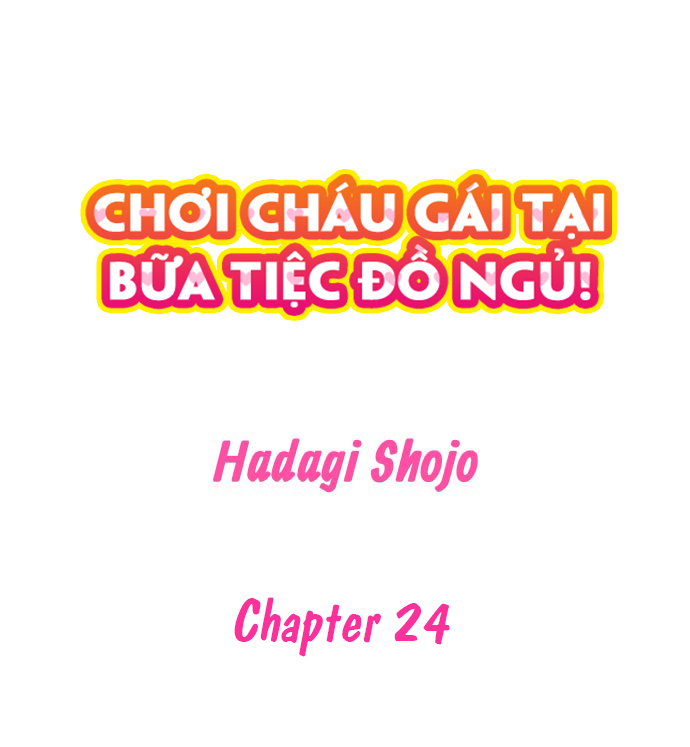 Đọc truyện hentai Chơi cháu gái tại bữa tiệc đồ ngủ! - Chap 24: Chơi cháu gái trong... nhà vệ sinh?!