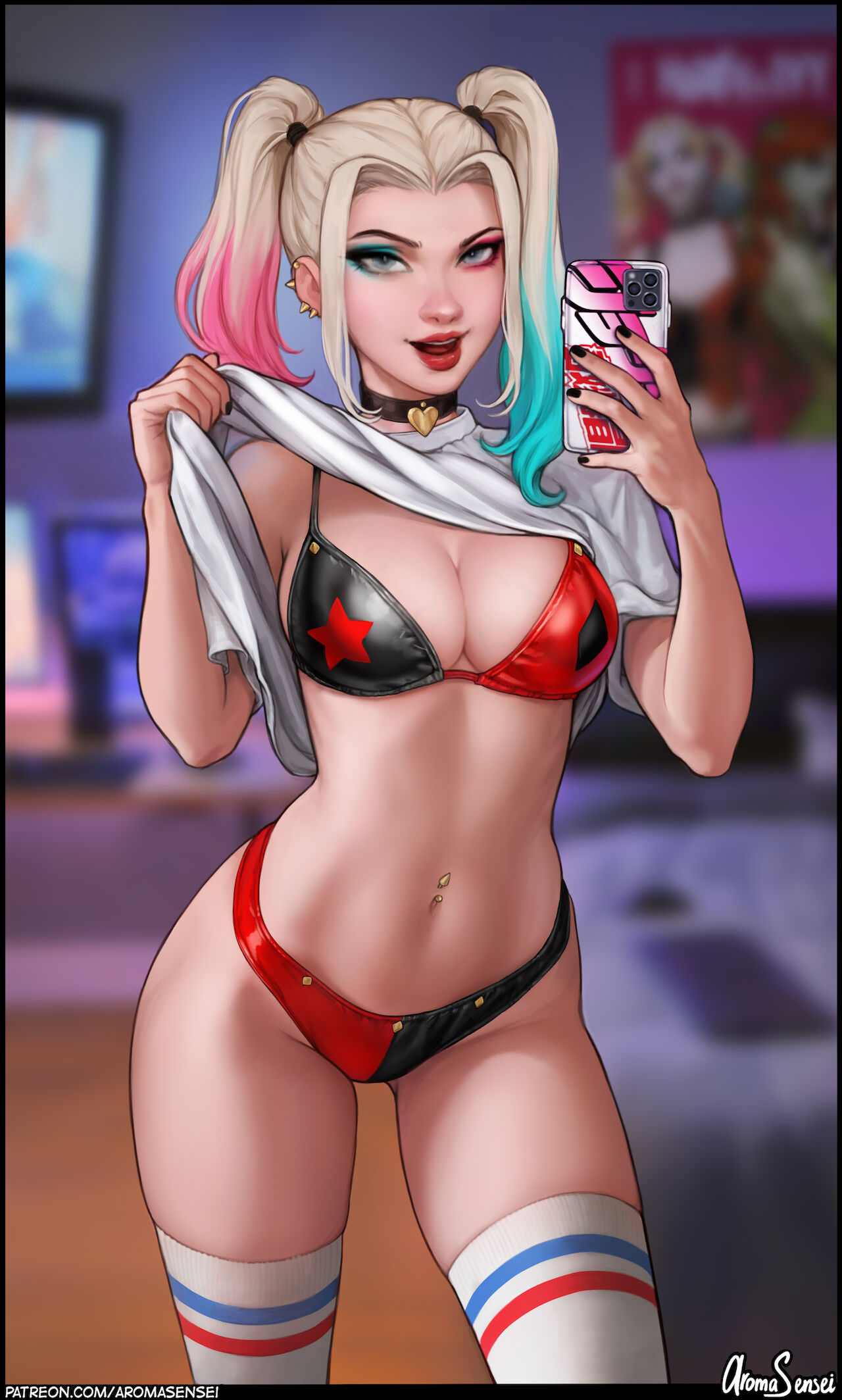 Đọc truyện hentai Harley Quinn Tiktok - Oneshot