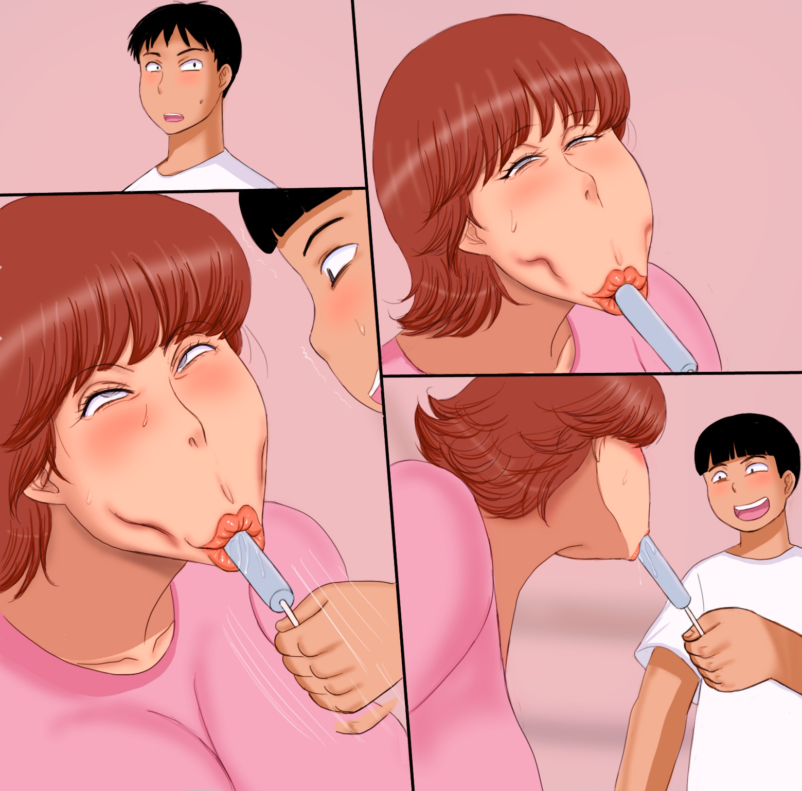 Đọc truyện hentai Haha To Ane No Musuko - Artist CG