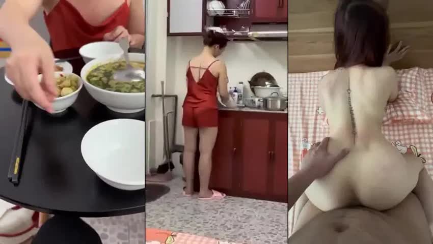 ⁣Vlog của anh grab được em gái mời qua ăn trưa rồi ăn luôn em - Sex Việt Nam