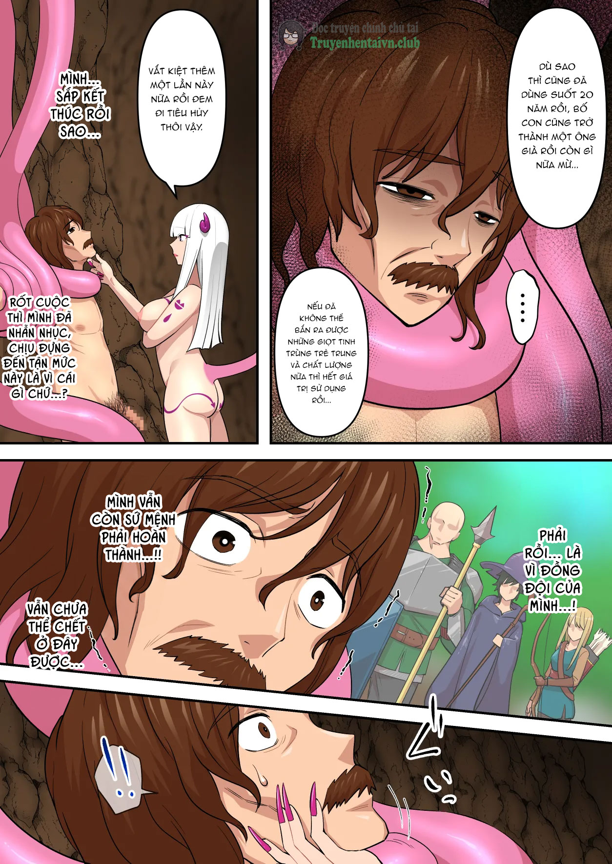 Đọc truyện hentai Game Over go no Sekai ~Tsuyo Tsuyo Inma ni Haiboku Shita Yusha ga Inma no Yobun to Shite Yosei o Mattousuru Hanashi~ - Oneshot
