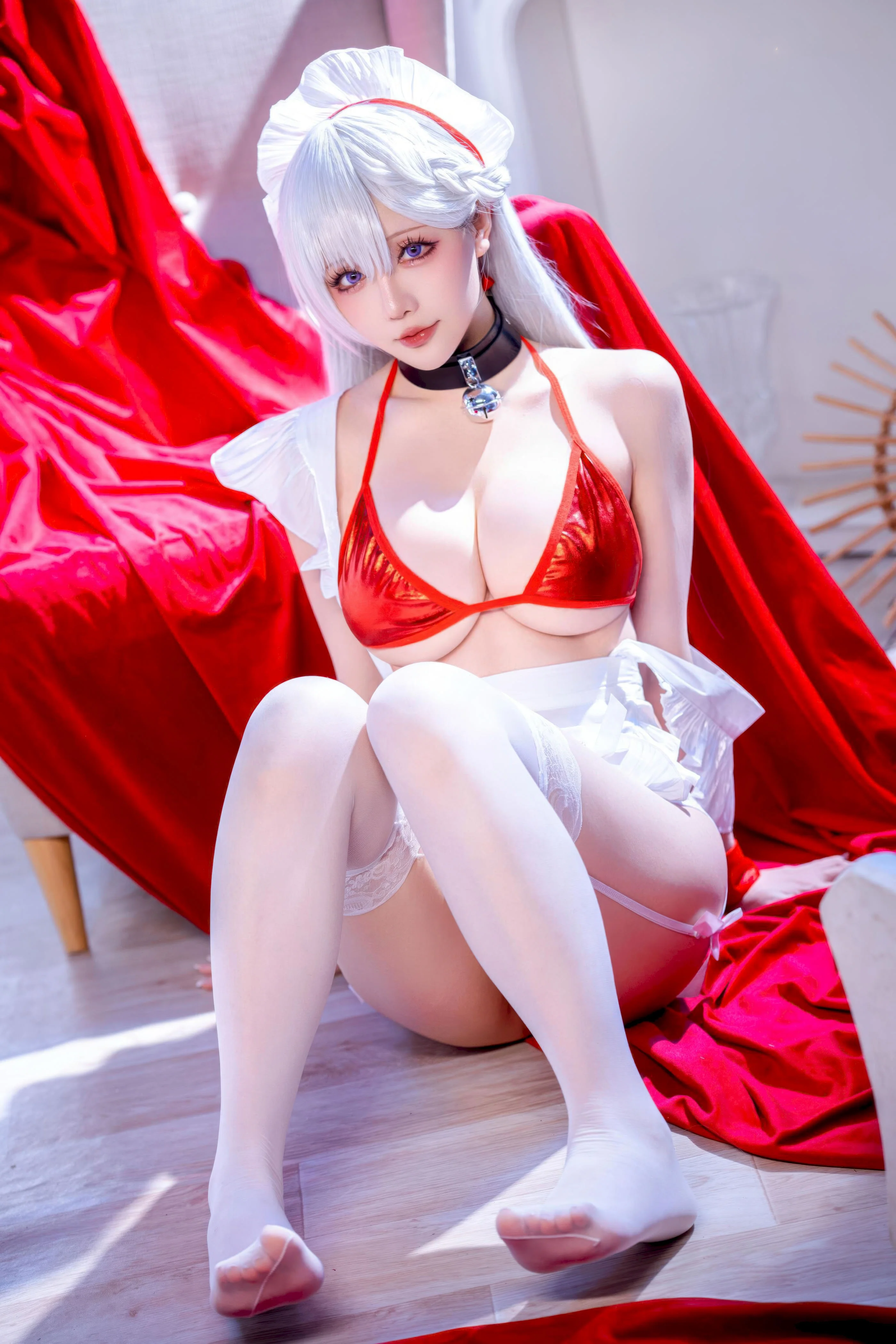 Đọc truyện hentai Tuyển tập Albums siêu phẩm Cosplay - Chap 1434 - Starry Night - (First Half) Azur Lane Belfast