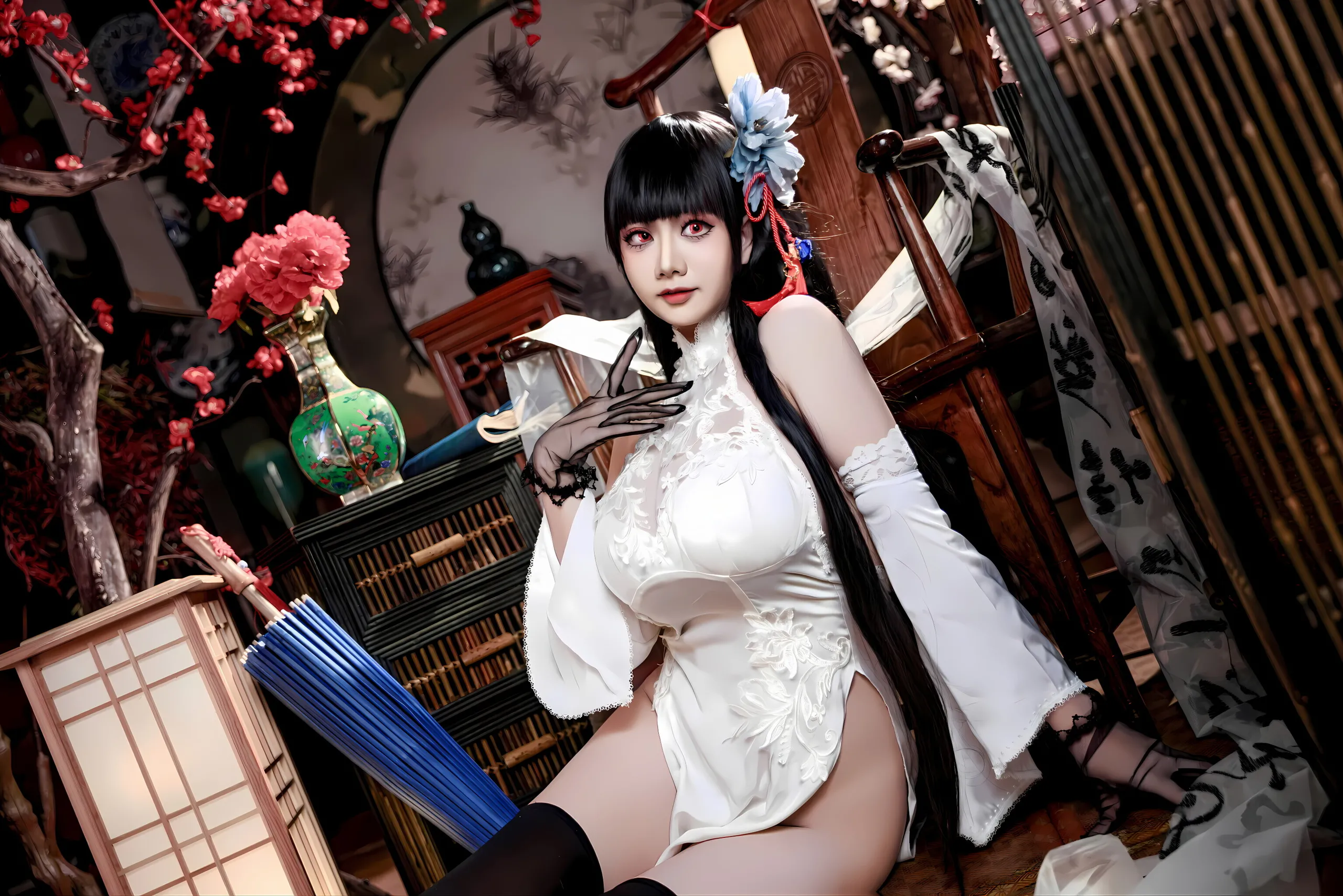 Đọc truyện hentai Tuyển tập Albums siêu phẩm Cosplay - Chap 1145 - A Xuexue - Azur Lane Yixian Cheongsam