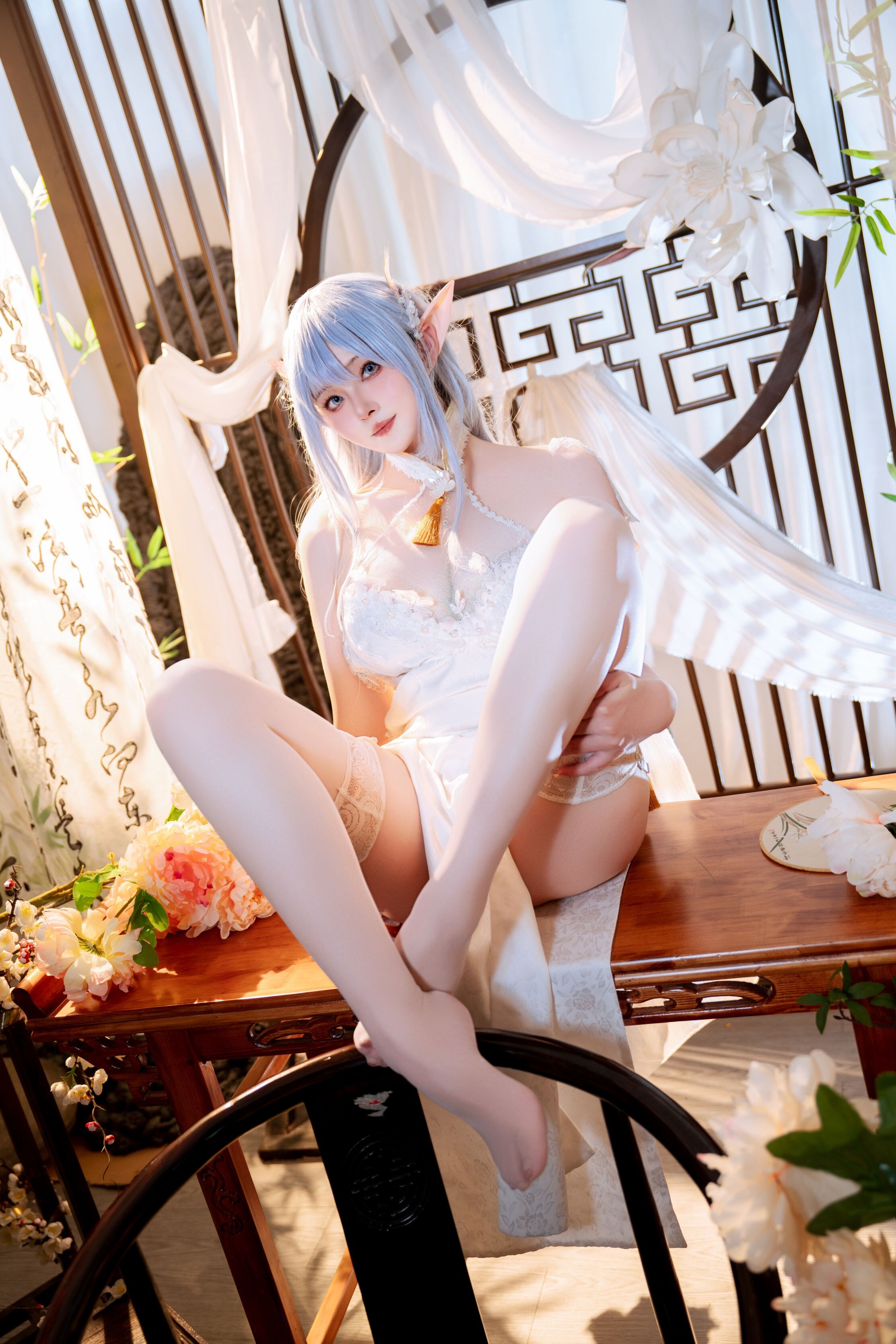 Đọc truyện hentai Tuyển tập Albums siêu phẩm Cosplay - Chap 978 - Natsuko - Azur Lane Albion Cheongsam