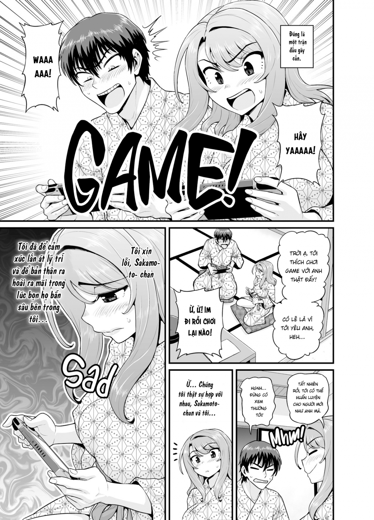 Đọc truyện hentai Getting it On With Your Gaming Buddy at the Hot Spring NTRVer - Oneshot