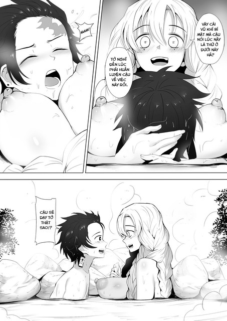 Đọc truyện hentai [Ginhaha] Koibashira no Onee-san to Isshoni Shugyou Shiyou + SP (Kimetsu no Yaiba) - Oneshot