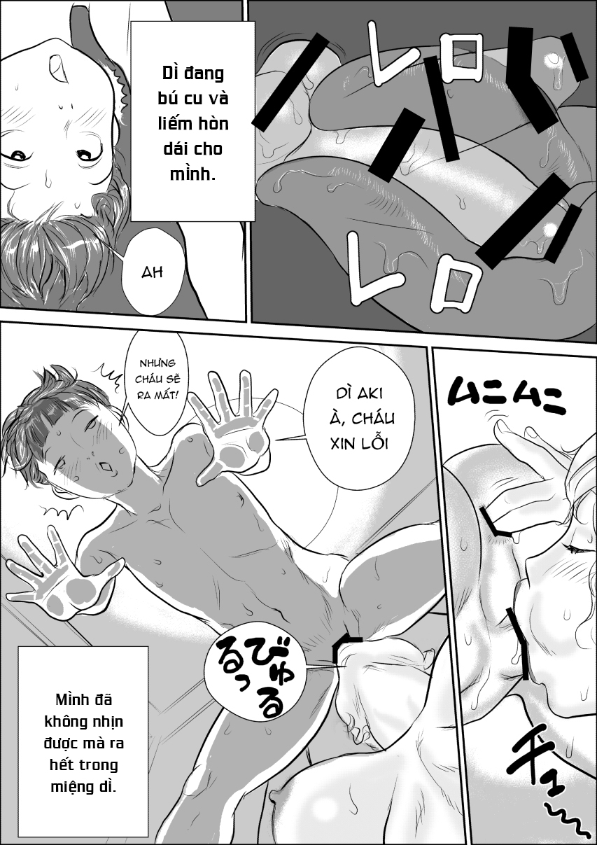 Đọc truyện hentai Kỳ nghỉ hè ngọt ngào của tôi và dì - Oneshot.