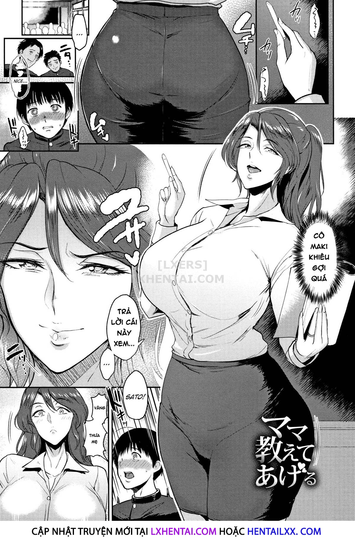 Đọc truyện hentai Mama Oshiete Ageru - Oneshot