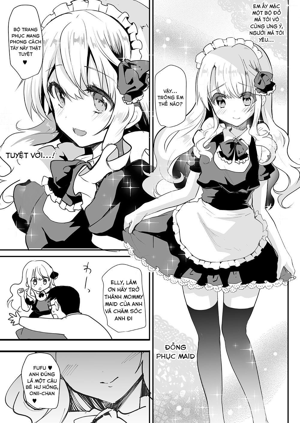 Đọc truyện hentai Em gái Elly-chan dễ thương - Ngoại truyện 1: Em gái Elly yêu thích cosplay