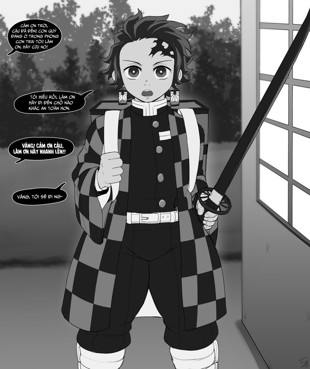 Đọc truyện hentai Tanjiro Bắt Quỷ - Oneshot