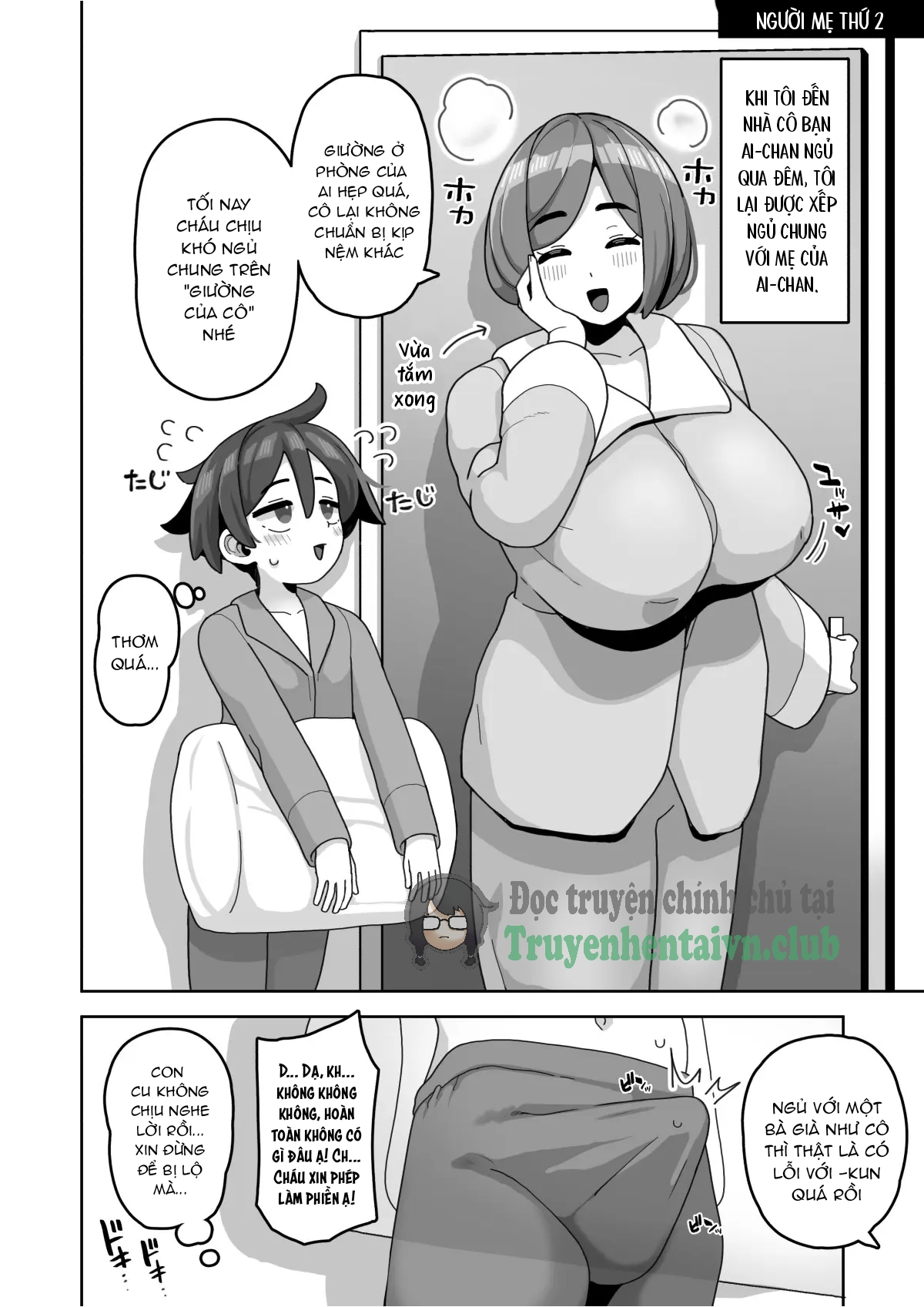 Đọc truyện hentai Okaa-san Sedai no Toshiue Mama-san to Nama H Shite Haramasechau Hon 3 - Oneshot