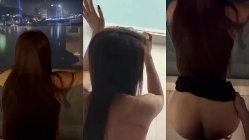 Cho em làm thằn lằn bám kính từ đem đến sáng khách sạn view biển Hạ Long ~ Sex Viet69