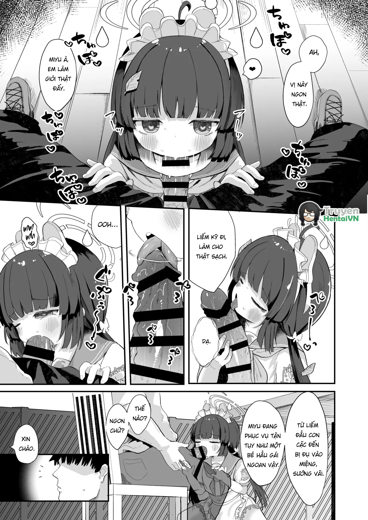 Đọc truyện hentai O o Furu Usagi ni Kashizukaseru (Blue Archive) - Oneshot