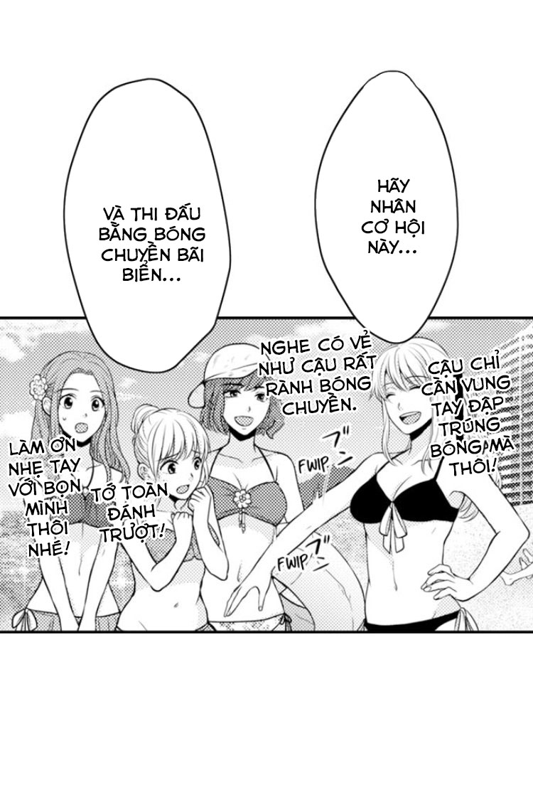 Đọc truyện hentai Ngọn lửa trong tầm tay - Chapter 28: Bóng chuyền bãi biển