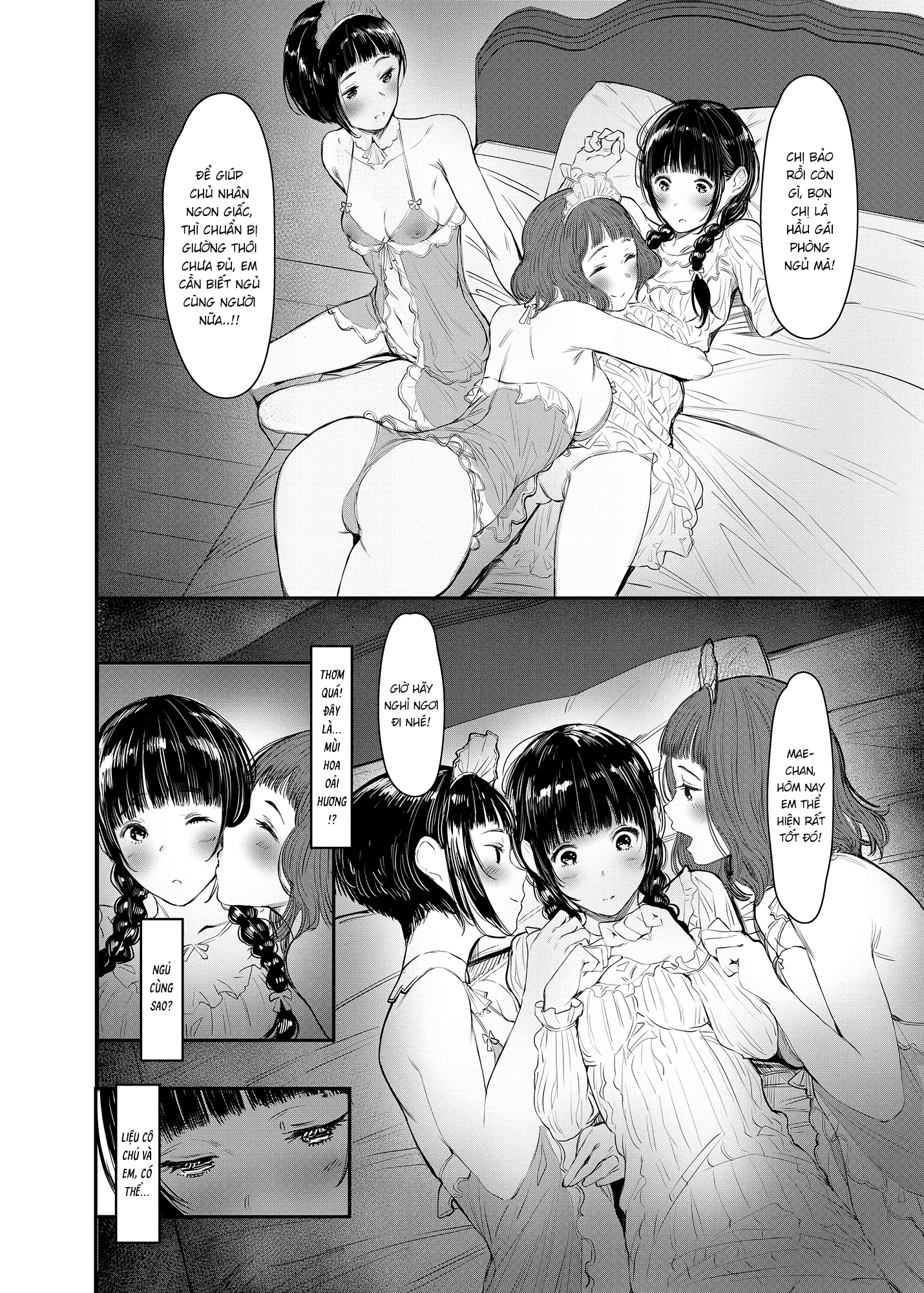 Đọc truyện hentai Học viện thiên nga hầu gái - Oneshot
