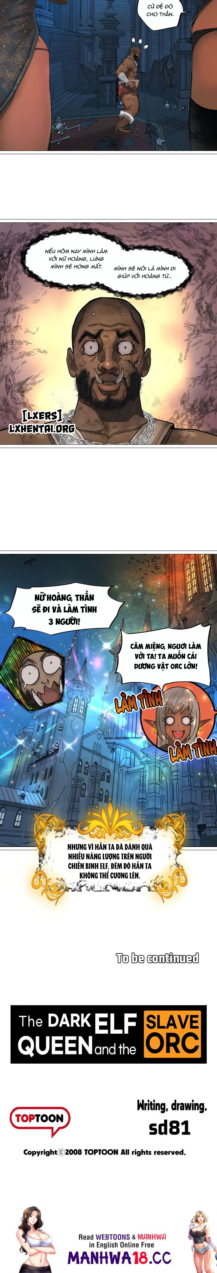 Đọc truyện hentai Nữ Hoàng Dark Elf Và Nô Lệ Orc - Chap 27