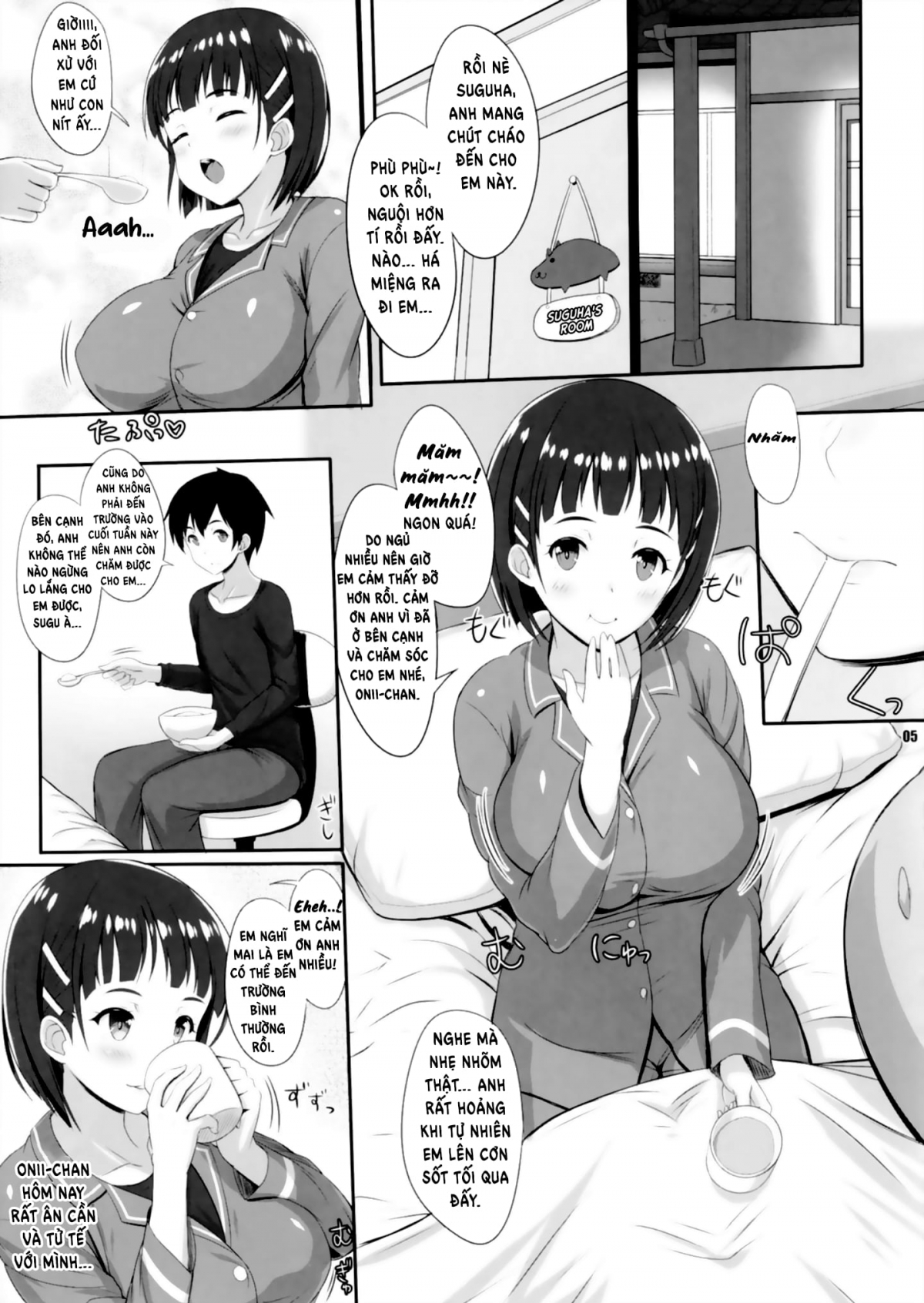 Đọc truyện hentai Khi em gái ốm cần được chăm sóc - Oneshot