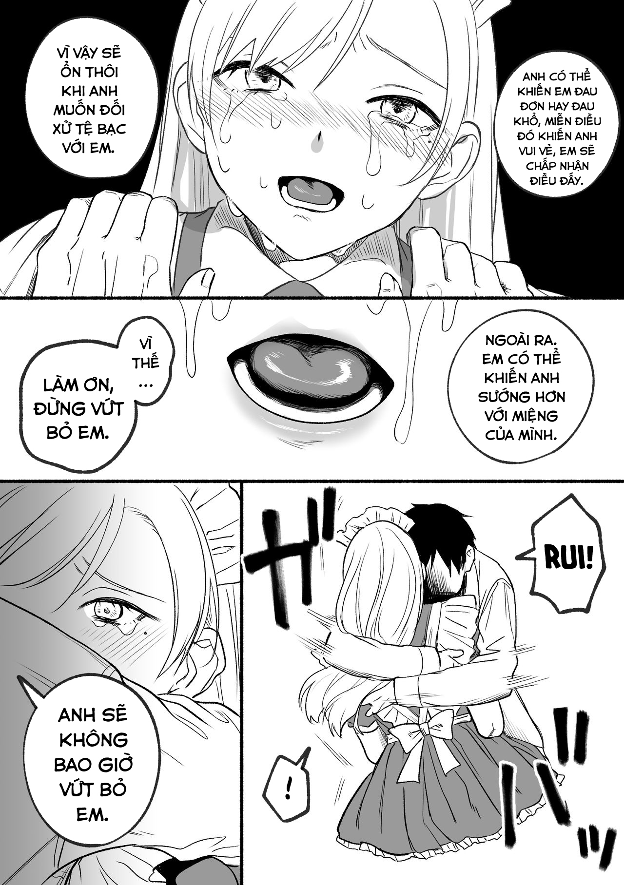 Đọc truyện hentai Hầu gái Rui - Oneshot