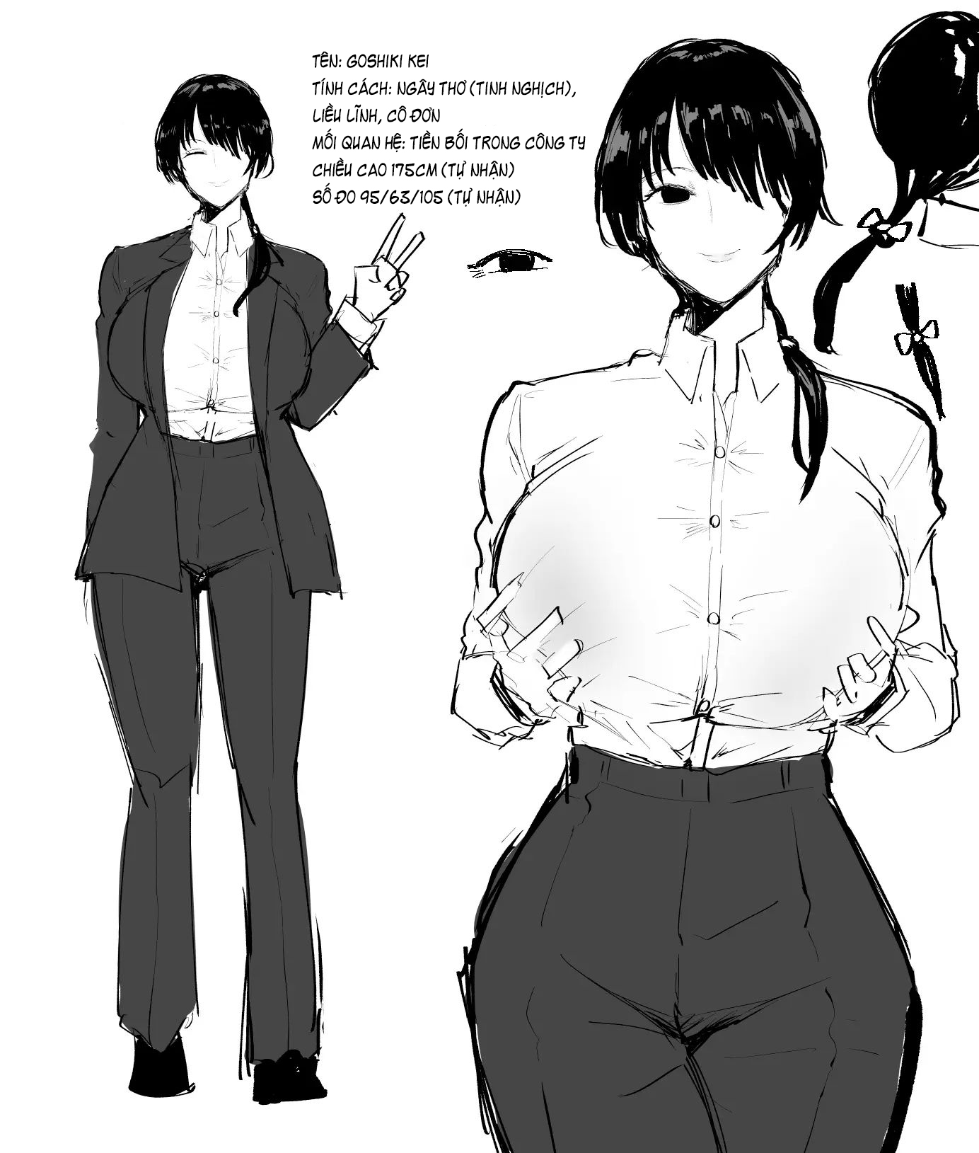 Đọc truyện hentai Moshimo Tenshoku-saki no On'na Joushi ga Misuteriasude o Iroke Tappuri no Chou Sasoi Uke Mazodattara… - Oneshot