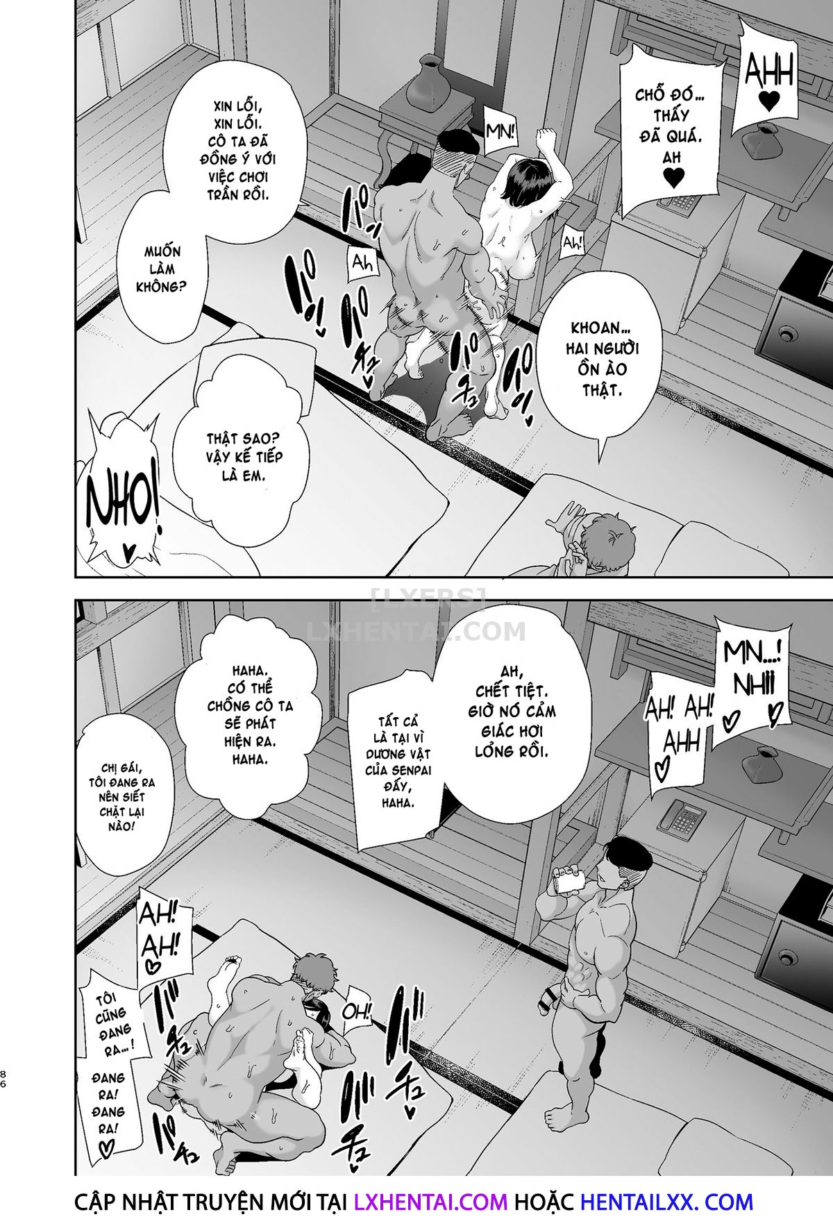 Đọc truyện hentai Natsuzuma ~Natsu, Ryokan, Nanpa Otoko-Tachi Ni Ochita Tsuma~ - Chap 2 - Có che | [END]