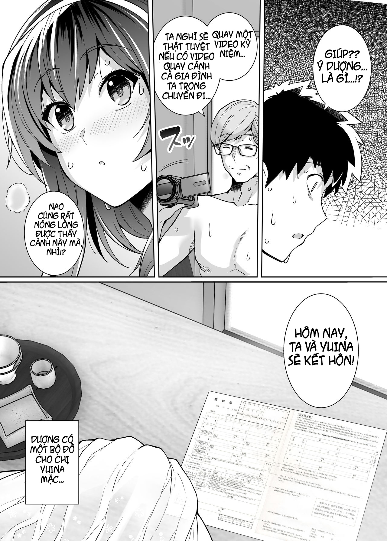 Đọc truyện hentai Ane wa Oyaji ni Dakareteru - Chap 2