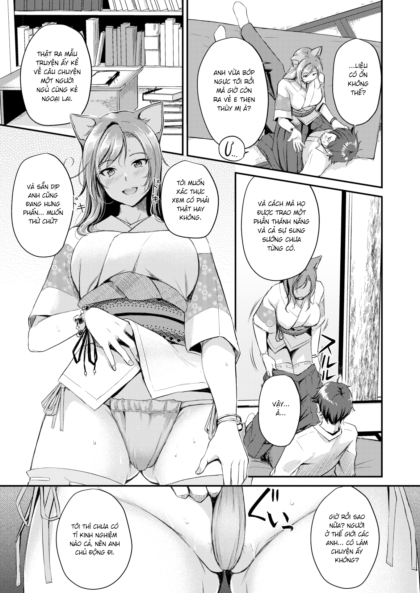 Đọc truyện hentai Nữ Tiên Tri Tai Thú - Chap 1