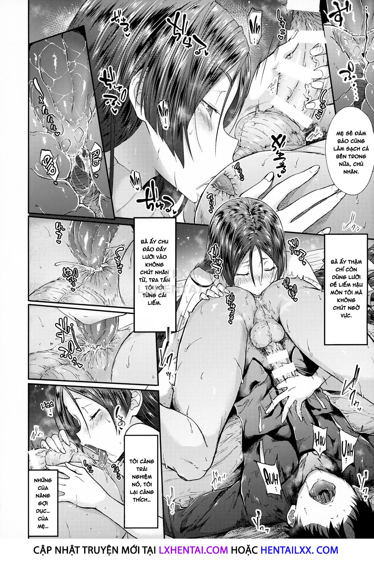 Đọc truyện hentai Raikou Mama Boseiteki Sakusei Nama Houshi. - Chap 2