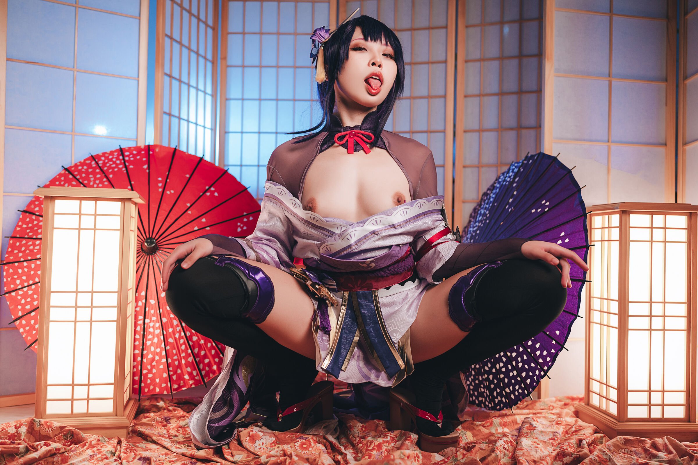 Đọc truyện hentai Tuyển tập Albums siêu phẩm Cosplay - Chap 60 - Tokar - Raiden Shogun