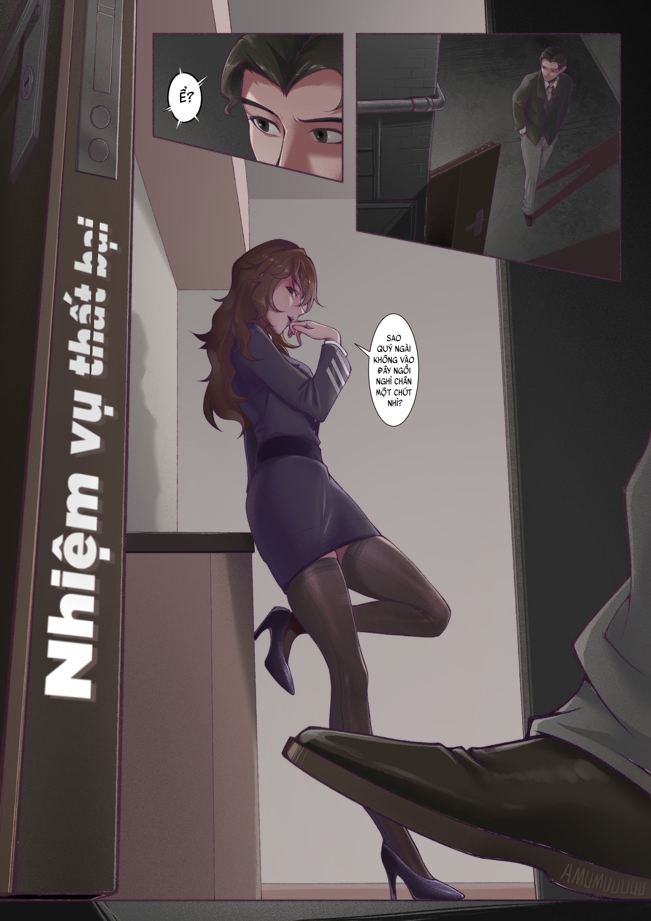 Đọc truyện hentai Nhiệm Vụ Thất Bại - Oneshot full màu