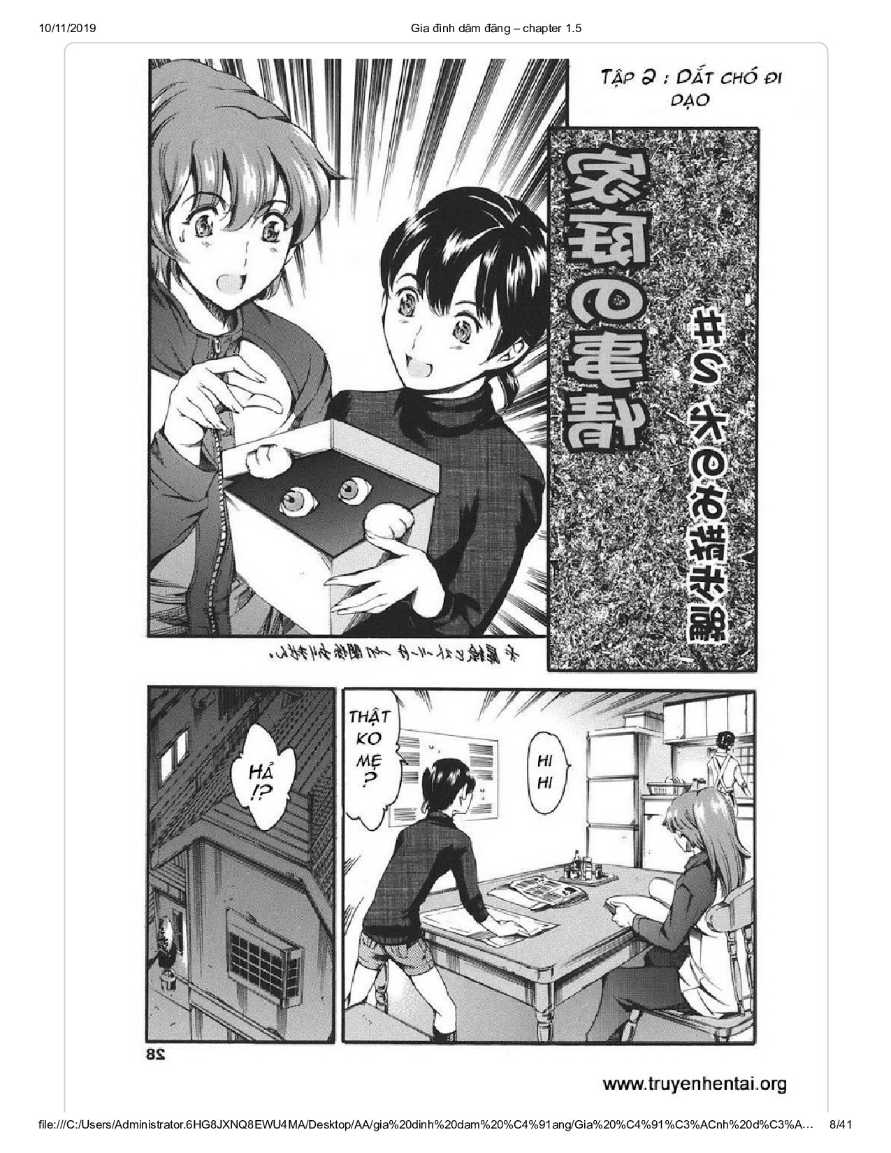 Đọc truyện hentai Katei no Jijou - Chap 2