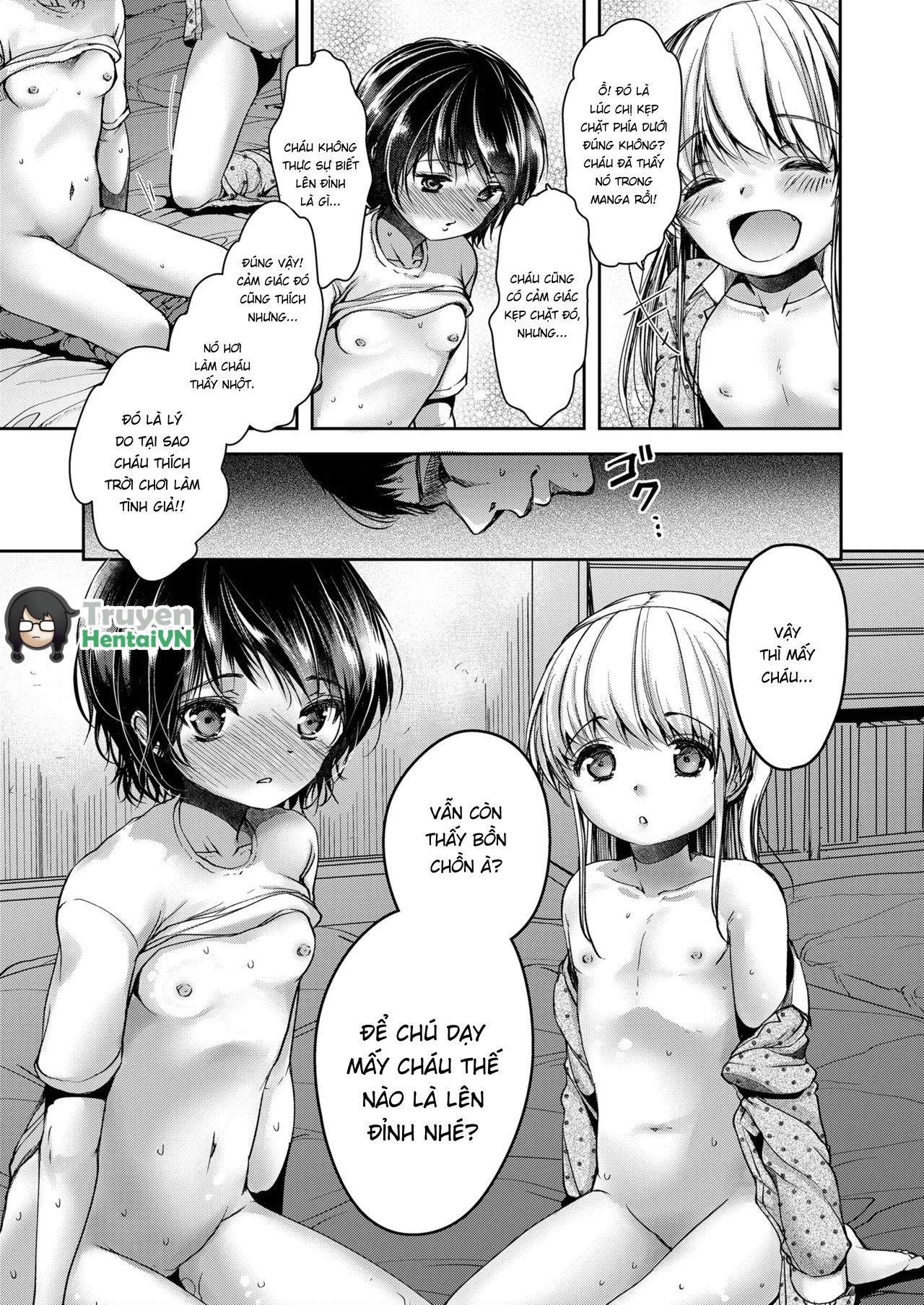 Đọc truyện hentai Naisho no Ecchi Gokko - Secret Immoral Play - Oneshot