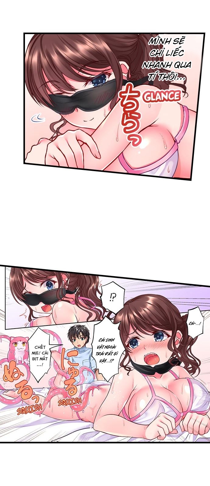 Đọc truyện hentai Tiệm Mát Xa Xúc Tu - Chap 2 - Bị Hấp Diêm Bởi Slime