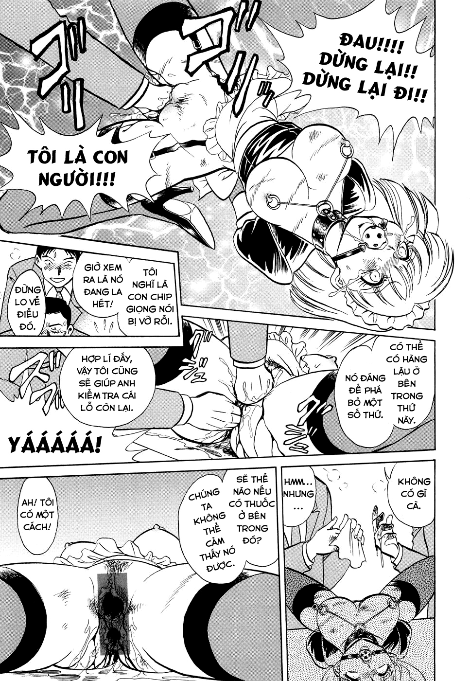 Đọc truyện hentai Hazukashime no Jikan - Chap 2 ( có Guro nhẹ )