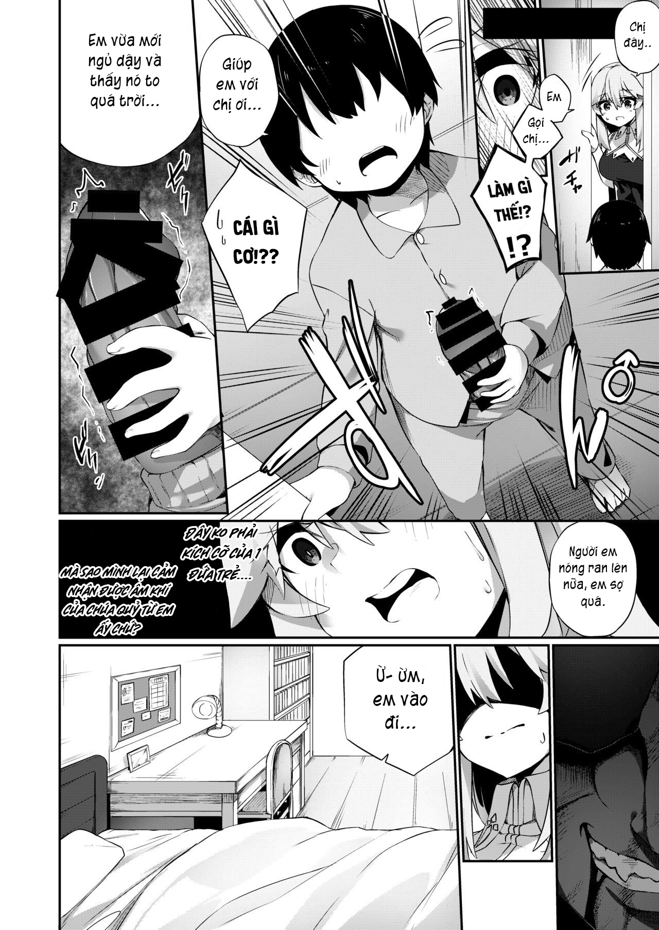Đọc truyện hentai TS Sister, Kodomo no Tame ni Ganbarimasu ♀!! - Chap 2: Happy end.
