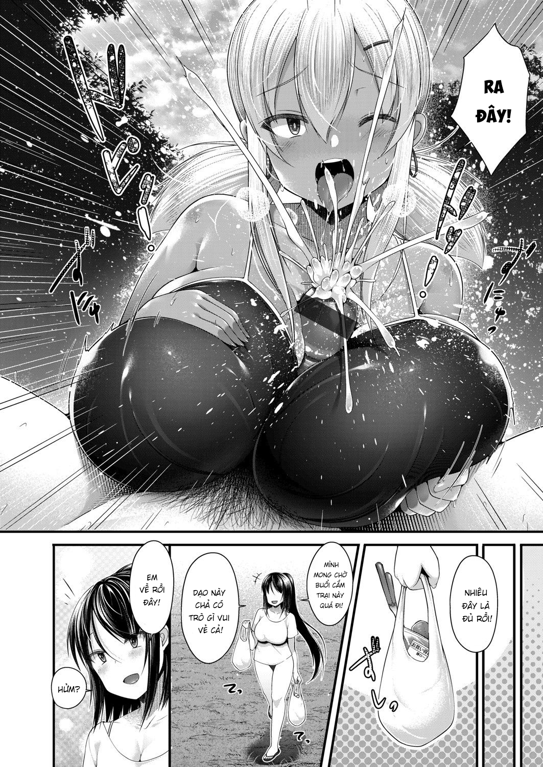 Đọc truyện hentai Hitori Camp o Shite itara Kuro Gal JK na Imouto to Imouto no Tomodachi ga Rannyuu shite kita Kekka Zenpen - Chap 1
