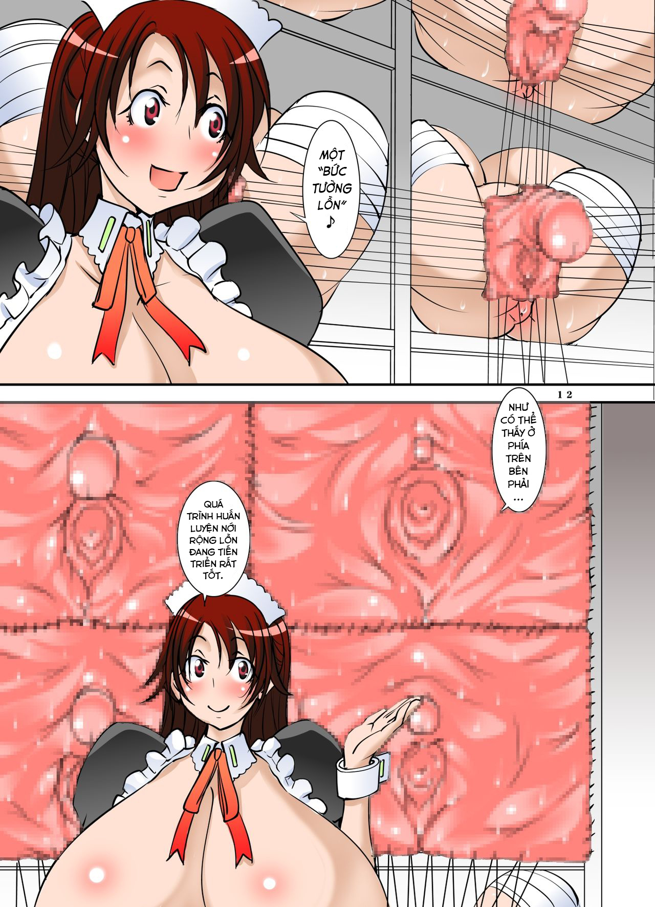 Đọc truyện hentai Shishi Setsudan Shoujo Goumon Gyakutai-kan no Maid-san - Chap 3.1