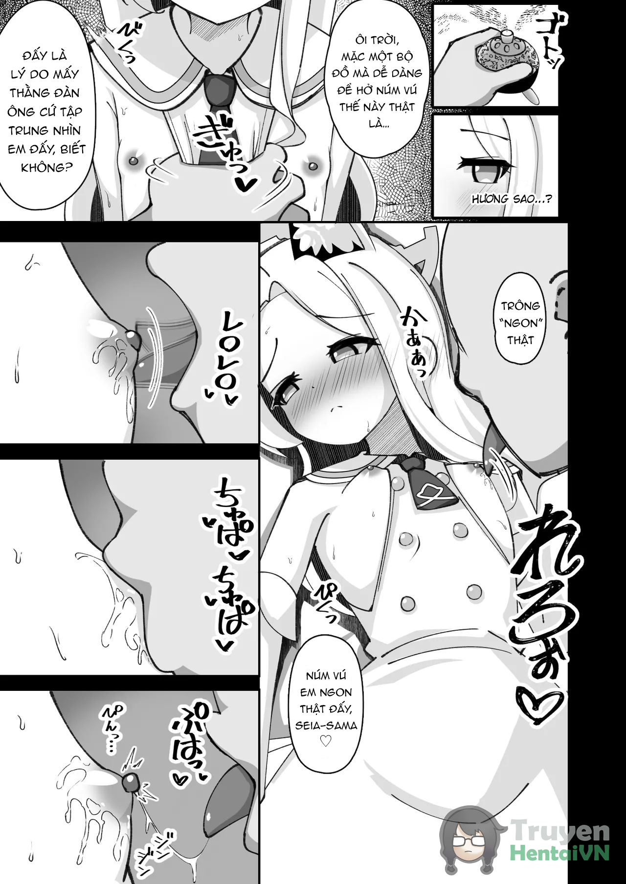 Đọc truyện hentai Eden Jouyaku no Uragawa de. (Blue Archive) - Oneshot