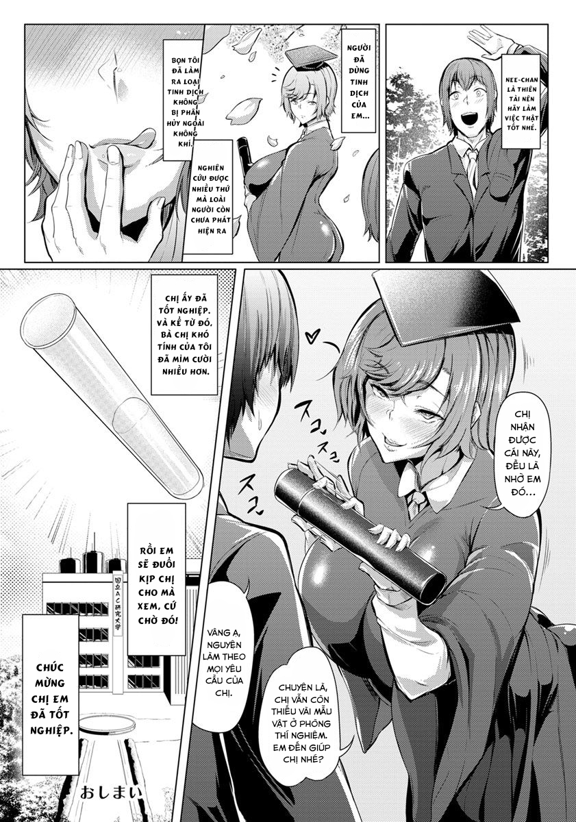 Đọc truyện hentai Bà chị nghiên cứu sinh ngầu lòi!! - Oneshot