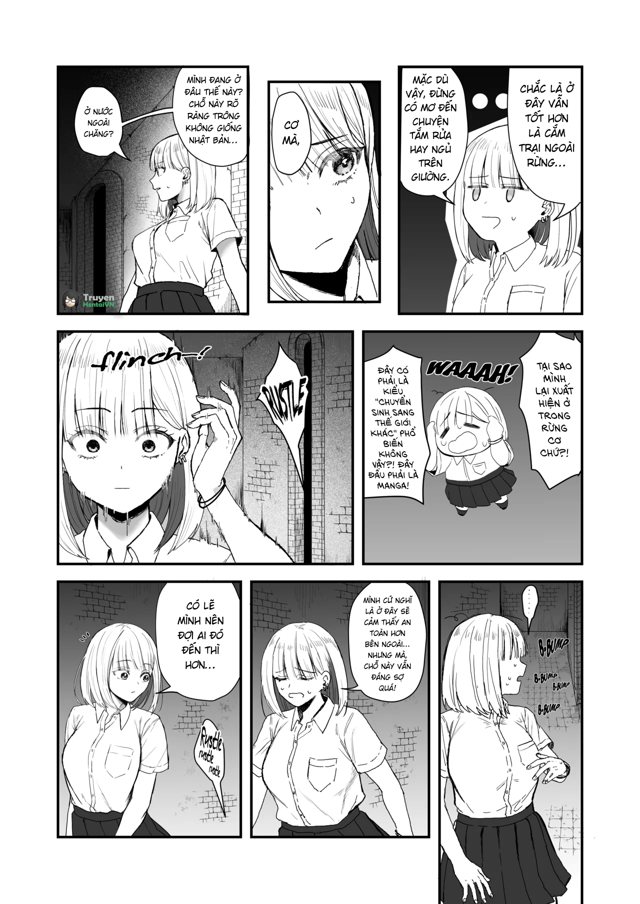 Đọc truyện hentai Isekai Ten i × JK × Mushi - Oneshot