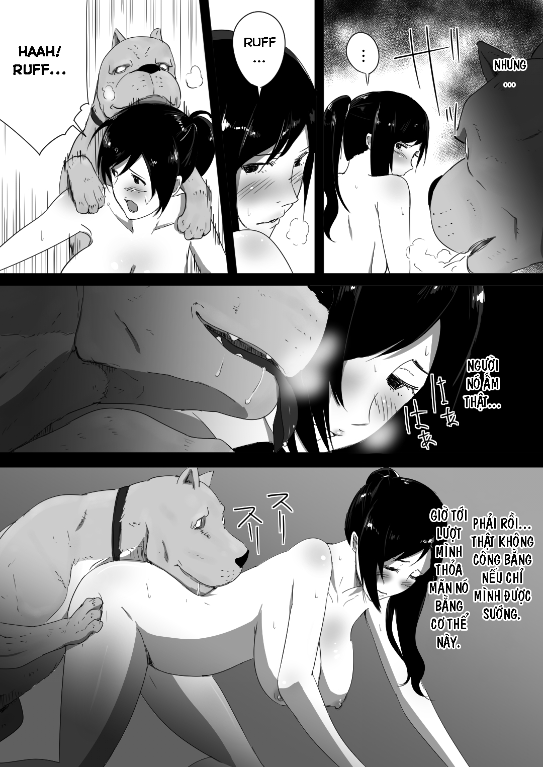 Đọc truyện hentai Wagaya ni Inu ga Yattekita - Oneshot
