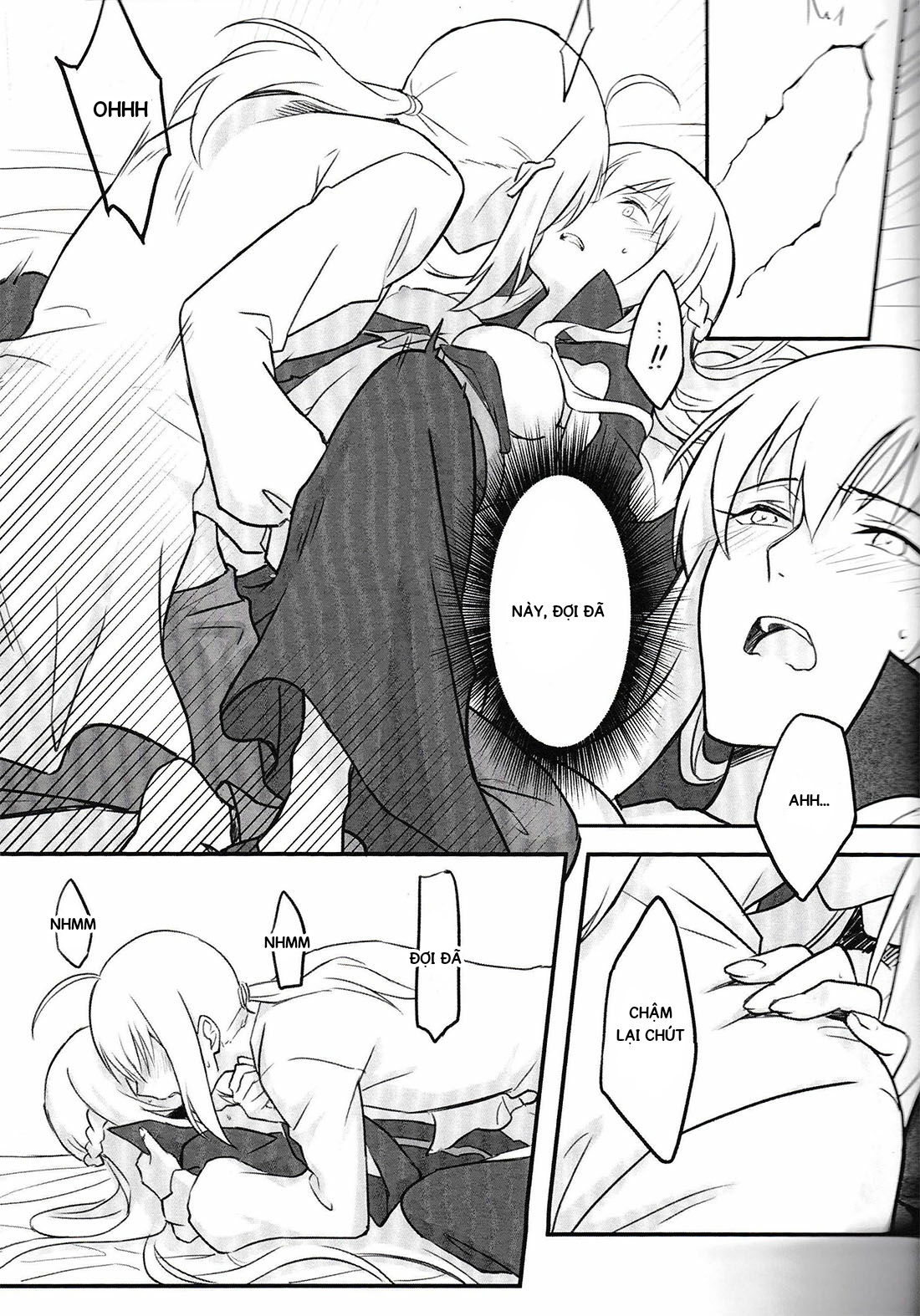 Đọc truyện hentai FGO fan book - Artoria x Morgan - Oneshot