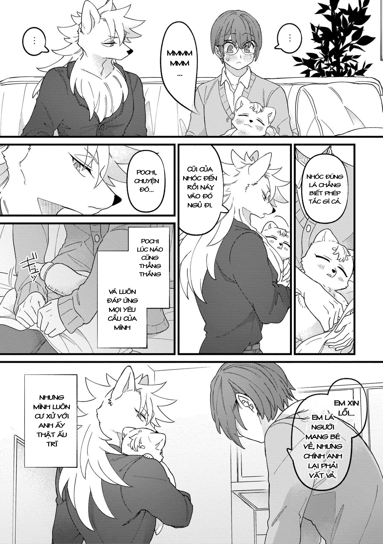 Đọc truyện hentai Trở thành gia đình với thú nhân - Chương 3