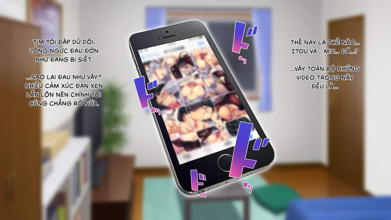 Đọc truyện hentai Kouhai No Charao No Smapho No Nakami Ga Ore No Osananajimi To No Hamedori Darake Datta - Chap 1