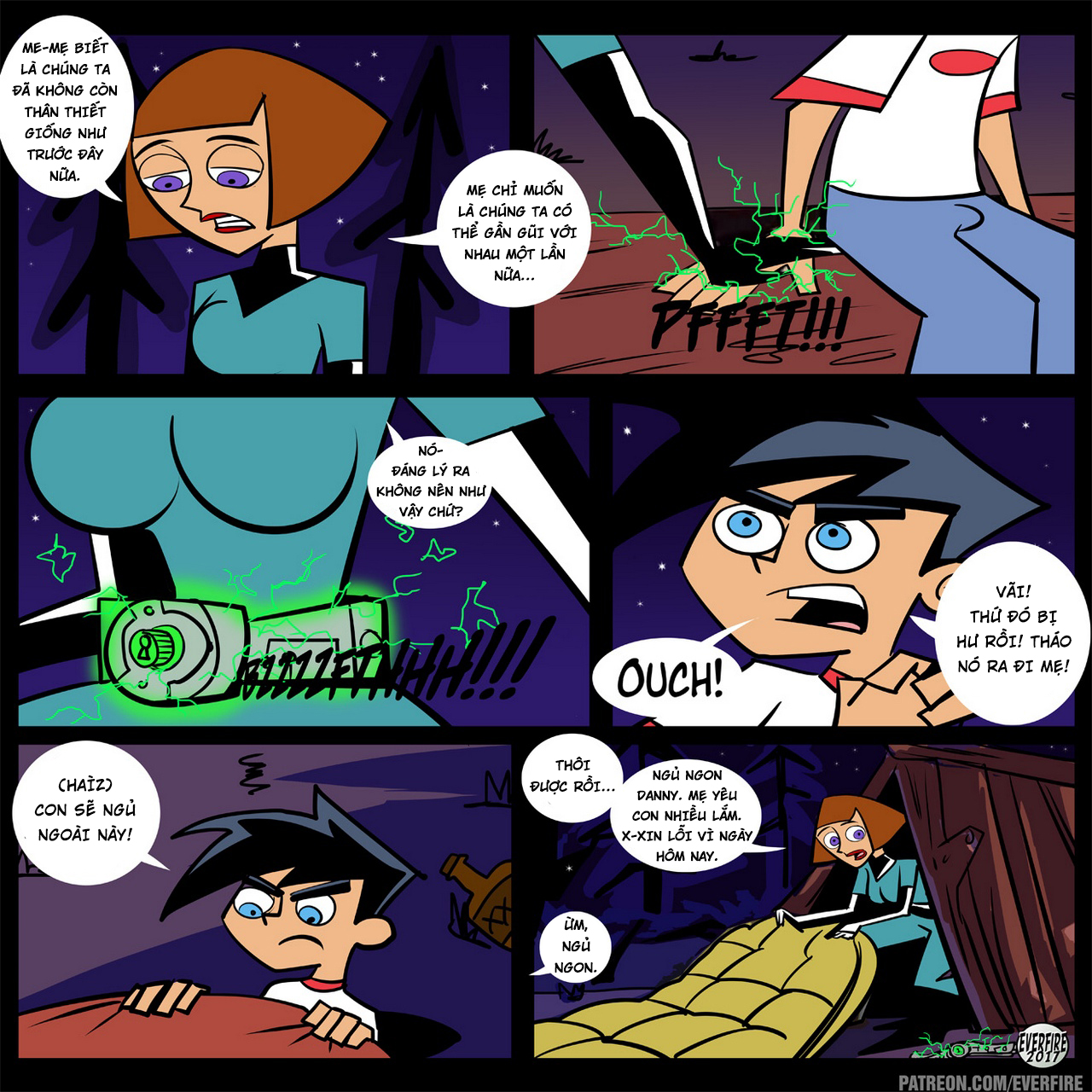 Đọc truyện hentai Tình cảm gia đình (Danny Phantom) - Oneshot