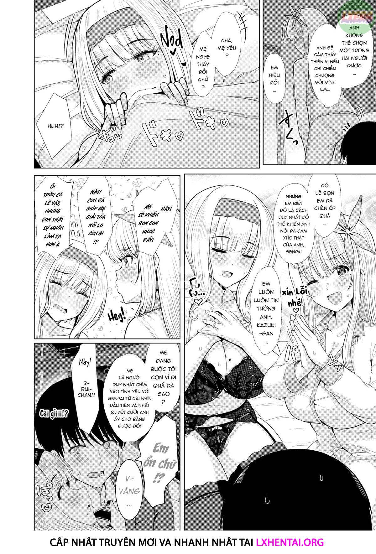 Đọc truyện hentai Mỗi gia đình 2 con vợ, chồng hạnh phúc - Oneshot