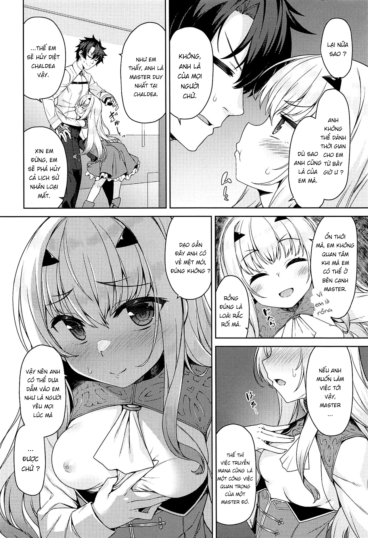 Đọc truyện hentai Dù sao thì em cũng là rồng mà ! - Oneshot