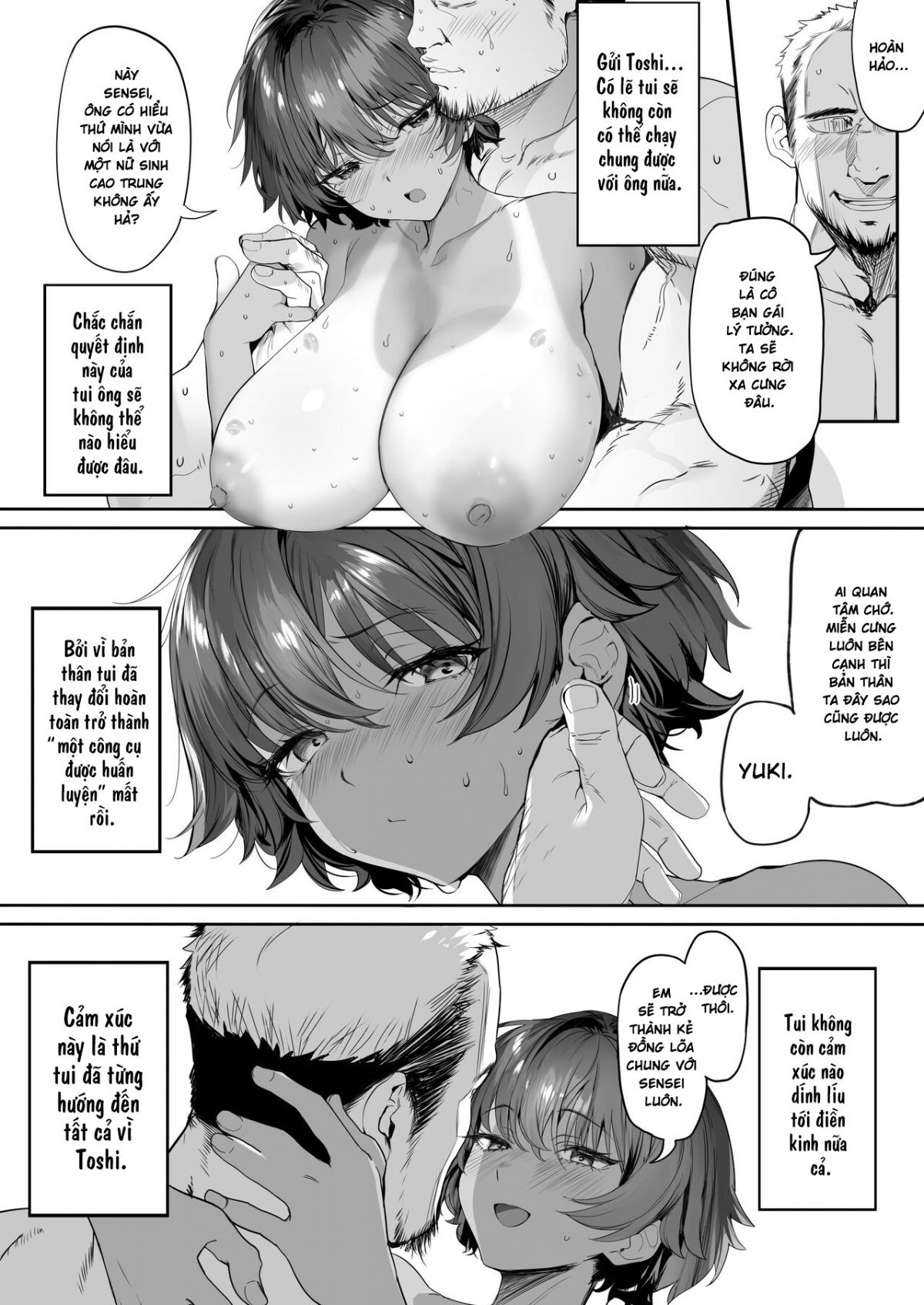 Đọc truyện hentai Rikujoubu no Bokukko Doukyuusei ga Chuunen Komon ni Mesu ni Sareru Ichibu Shijuu - Oneshot cực ngắn