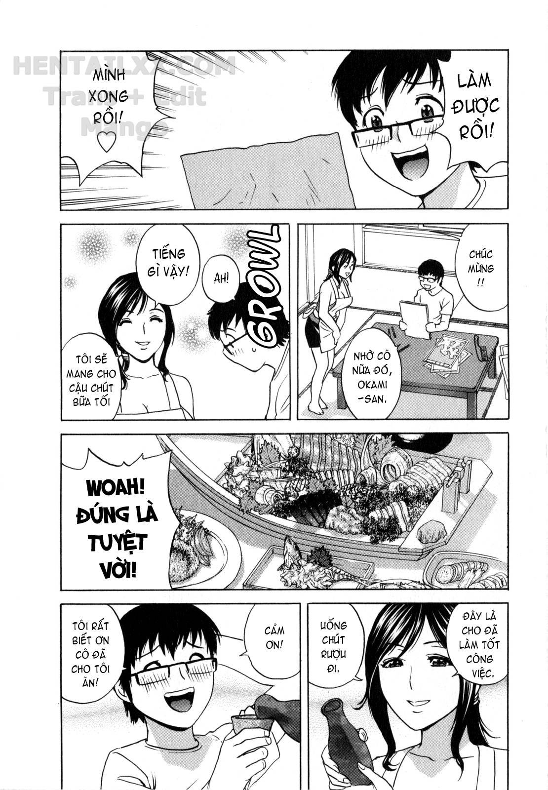 Đọc truyện hentai Life With Married Women Just Like A Manga - Chap 17