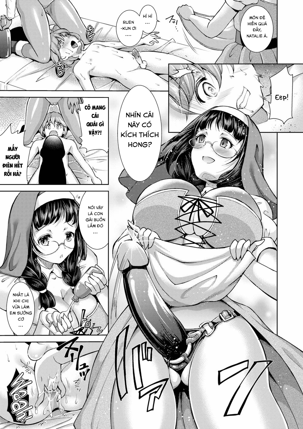 Đọc truyện hentai Hai Chị Phù Thủy Chịch Sương Sương Nhóc Shota Ngoan Đạo! - Oneshot